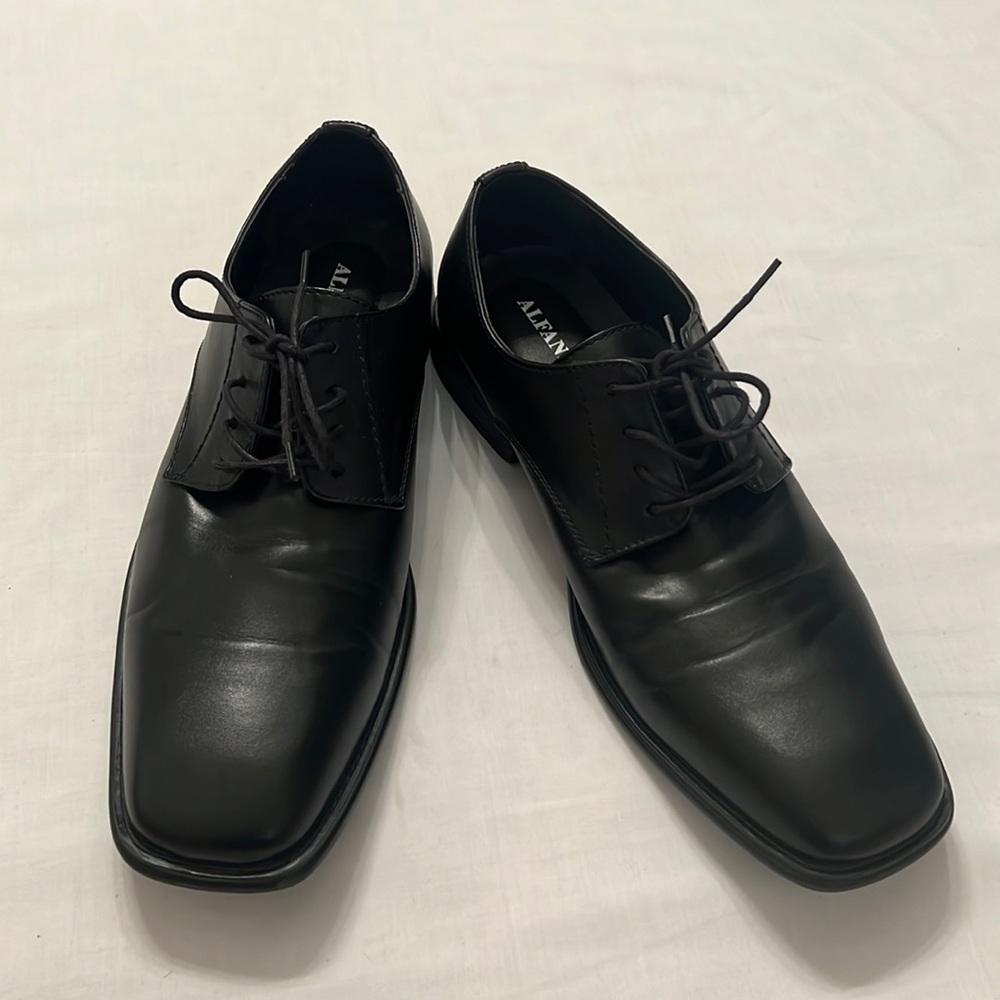 Alfani Rye Oxford Lace-up Dress Shoes Black Size 12M.